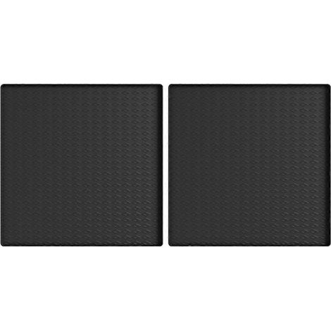 Lot de 2 housses pour lave-linge et sèche-linge, protection de plan de travail pour sèche-linge, noir (1/5)