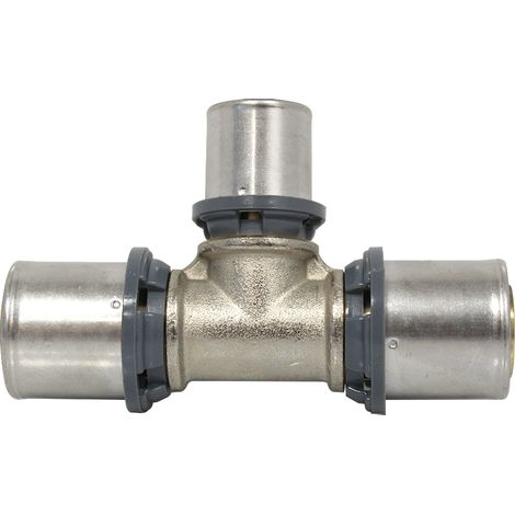 Raccord multicouche à sertir TH - Té inégal Ø26x3,0 - Ø20x2,0 - Ø26x3,0 - Arcanaute (1/4)
