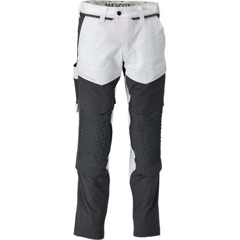 Mascot Hose mit Knietaschen 22079-605-0689 Gr. 82C45 weiß/anthrazitgrau (1/5)