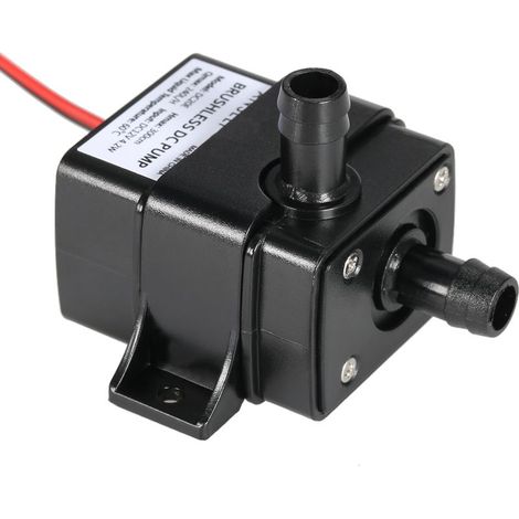 Mini pompa sommersa DC12V 4.2 W per acquario, fontana e vaso di fiori, un silenzio, flusso regolabile, consumo di potere basso (1/5)