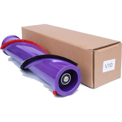 Remplacement pour rouleau d'aspirateur Dyson, brosse à tapis, perche de nettoyage, compatible avec les pièces d'aspirateur Dyson (pour V10 (entraînement à 3 broches, diamètre : 50 mm) (1/5)