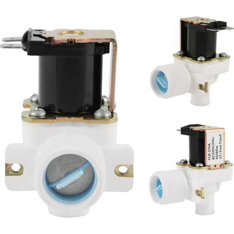 Électrovanne d'arrivée d'eau pour machine à laver FCD270A, 220-240V AC, filetage BSPP 3/4", pièce de rechange (1/5)