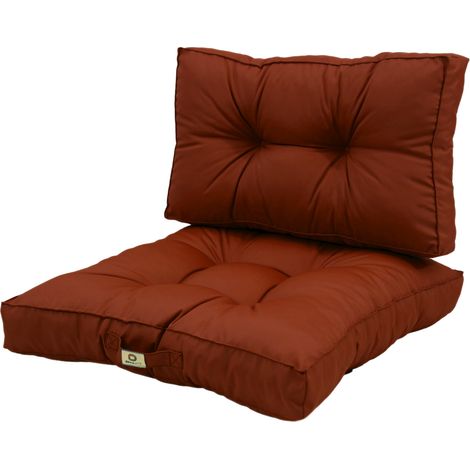 Coussins de jardin capitonnés 50x50cm – Tissu Oxford imperméable – Épaisseur 15cm – Protection UV – Certification OEKO-TEX®