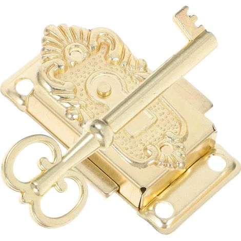 Serrure décorative vintage en alliage TEHAUX, 53 x 26 mm, couleur (1/5)