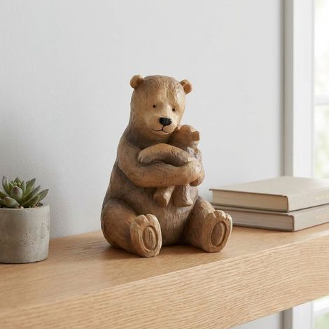 Bonnie and Beau Bear Hugging Ornament (1/2)