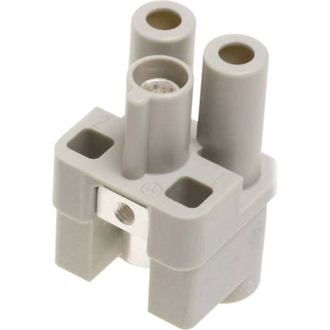 Harting 09 12 002 2751 Inserto femmina Han® Q 2 + PE Connettori assiali a vite 1 pz. (1/2)