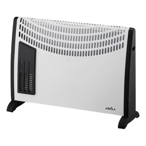 Convector Falla 2000w Blanco 3 Potencias Funcion Turbo Protección Sobrecalentamiento, Asa, Termostato Regulable 48x68,5x20cm