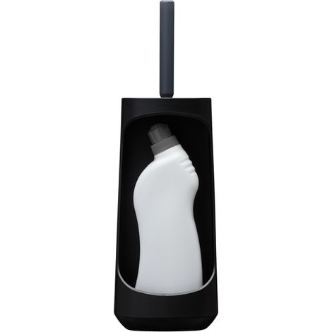 Tiger Tess Brosse WC - avec rangement - avec brosse Swoop flexible - Noir anthracite (1/5)