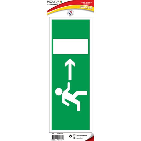 Panneau Sortie droite - Vinyle adhésif 330x120mm - 4032481