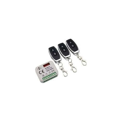 Garagentor-Fernbedienungsempfänger (433,868 MHz) – 9–30 V AC/DC-Netzteil – Reichweite bis zu 150 m – Kompatibel mit 433,92-MHz-Fernbedienungen