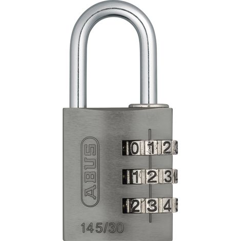Cadenas à code ABUS 145/30 Couleur - Titanium