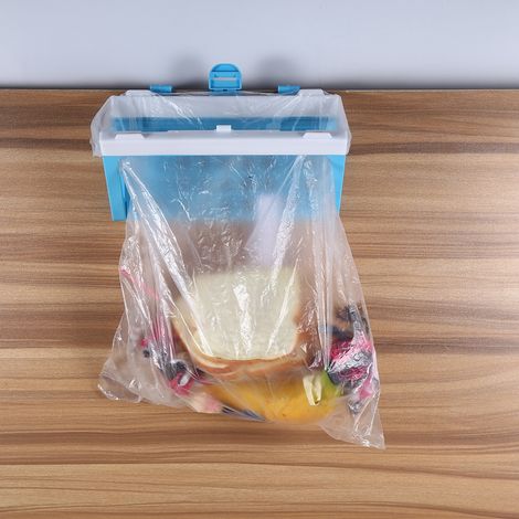 porte-sac poubelle de cuisine pliable en plastique (1/5)