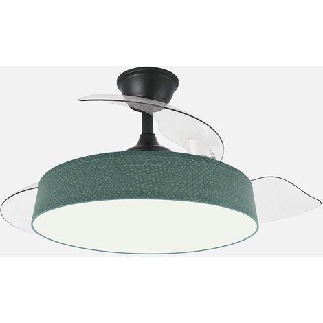 Ventilateur Boga 72 W Noir/vert 108D 3ASP 7200 lm 3000/4000/6000 K Télécommande + Mémo + Tempo (1/2)