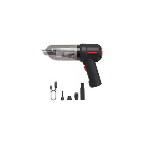 3 en 1 Souffleur d'air sans fil portable Air Duster Mini 9000Pa sans fil voiture PC clavier aspirateur portable noir (1/4)