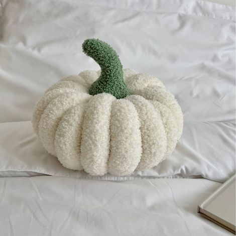 Coussin Décoratif Citrouille Tissé - 20 x 15 cm - Pour Canapé Chaise Lit Intérieur Automne Halloween Récolte - 1 Pièce (1/5)
