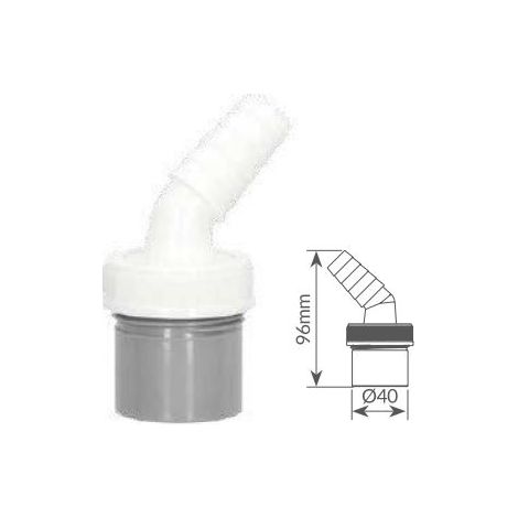 GSC 404035015 PVC-Anschluss mit Steckdose