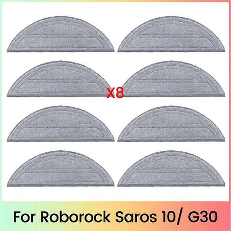 Serpillière Pads de remplacement pour Saros 10 / G30 Robot Aspirateur Reusable Lavable Mopping Cloth Access (1/5)