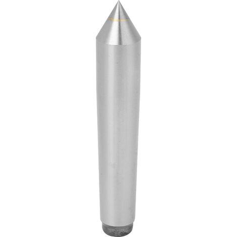 Pointe Fixe De Tour Cône Morse 60° Acier 40Cr Embout Carbure Pour Usinage Bois Métal 100mm (1/5)