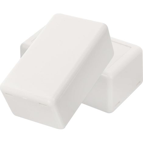 2pcs Boite de Derivation, ABS Blanc 60x36x25mm - Boîte de Dérivation Étanche IP54 pour Module d'Alimentation LED - Enceinte de Montage DIY Circuit Imprimé Protection Électrique Petite Taille (1/5)