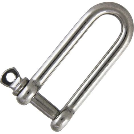 Manilles de diamètre 4 pouces de long, similaires à la norme DIN 82101, en acier inoxydable A4, lot de 20. (1/4)