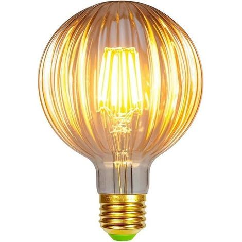 4W Ampoules Led Ampoule Vintage Led Filament Edison Ampoule Non Dimmable Spécialité Ampoules Décoratives 220 E27 Chaleur Glow (Pastèque Dorée) (1/5)