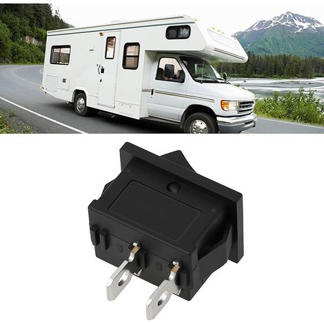 Interrupteur d'allumage pour Camping-Car 12 V 6 A 2 Pièces 20 X 12 Mm Compatible avec Spinflo Et Compatible avec Dometic (1/5)