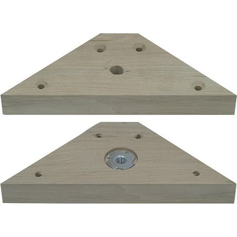 Trapezförmiges Holzquadrat, zuschneidbar AUTRES (1/2)
