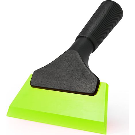 Raclette caoutchouc 12,7 cm pour voiture,verre,miroir,douche et fenêtres – Bleu/Vert (1/5)