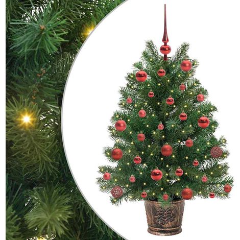 Árbol de Navidad artificial Verde 95 cm PE y PVC vidaXL