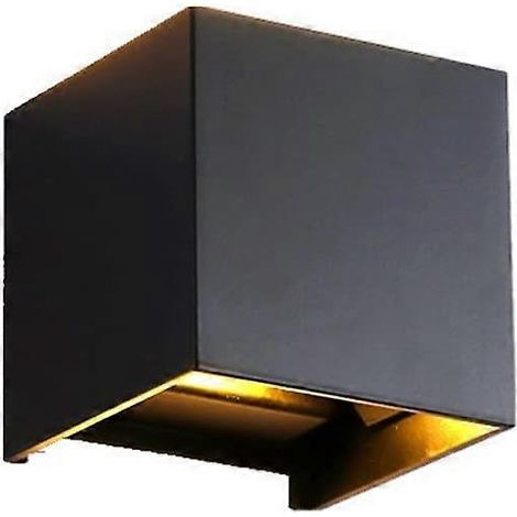 Applique murale extérieure 12 W en aluminium, étanche IP65, double tête LED, éclairage de porche 6000 K/3000 K (1/5)