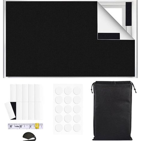 Tende oscuranti portatili con adesivo forte e velcro, non necessitano di foratura, ideali per camere da letto e camper, 150x100 cm. (1/5)