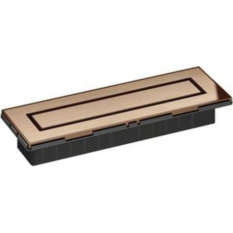 DALLMER Canale doccia CeraNiveau oro rosso opaco, 300 x 100 mm, 511058