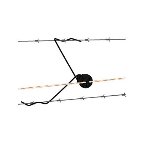 Distanziatore per Filo 30 cm Nero Confezione 25 Pz. GALLAGHER per Recinzioni Elettriche (1/2)