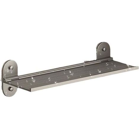 Étagère pliable de 30 cm, Étagère pliable murale, rangement mural salle de bain, support de lavabo mural, Étagère murale sans perçage (1/3)