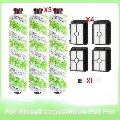 8er-Pack Ersatzfilter für die rotierende Mehrflächenbürste Bissell CrossWave Pet Pro 1868 (1/5)