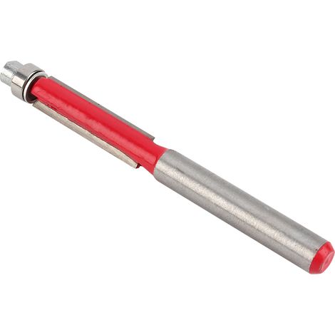 Langlebiger 1/4"-End-Doppelnut-Bündigfräser mit geradem Schaft (1/5)