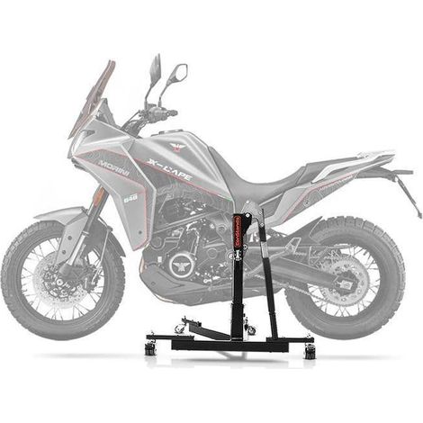 Zentralheber Motorrad - ConStands Power-Evo - Kompatibel mit Moto Morini X-Cape 650 - Schwarz - 300 kg