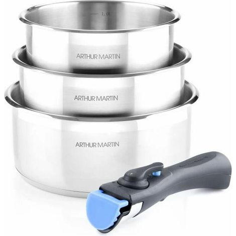 Batteria da Cucina Arthur Martin 3 Pezzi