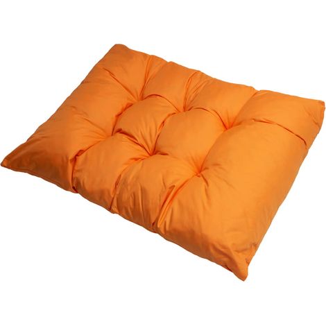 Coussin pour palettes 120 x 60 cm, coussins canapé, coussin de jardin, coussin de sol/ coussin palette in-extérieur Orange, SETGARDEN