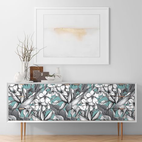 Sticker meuble tropical zonko 40 x 60 cm (1/5)