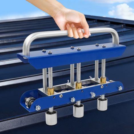 Manual Edition Sheet Metal Bending Tool 3-Station Sheet Metal Edge Roller Bender (1/5)
