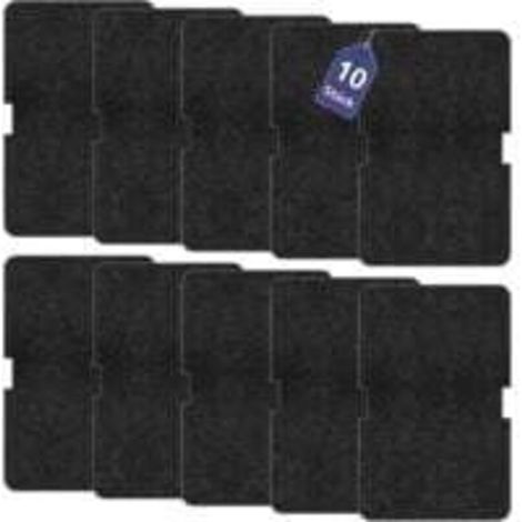 10 filtros para secadoras/evaporadores Beko Grundig Blomberg ElektraBregenz, 242 x 155 x 12 mm, esponja de filtro de repuesto para evaporador, 2964840100