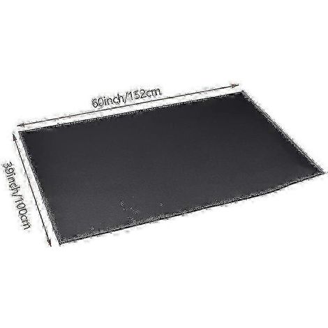 JIAJIEFANG Hitzebeständige Matte für Holzöfen – Feuerfeste Matte für Außenkamine und Feuerstellen (1/5)