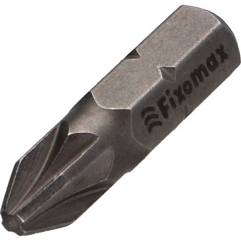 Embout Pozi N°2 Longueur 25 FIXOMAX-1 pièce (1/2)