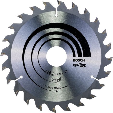 Bosch PRO Wood Circular Saw Blade 165 x 2.6 x 30 mm T24 2608640602