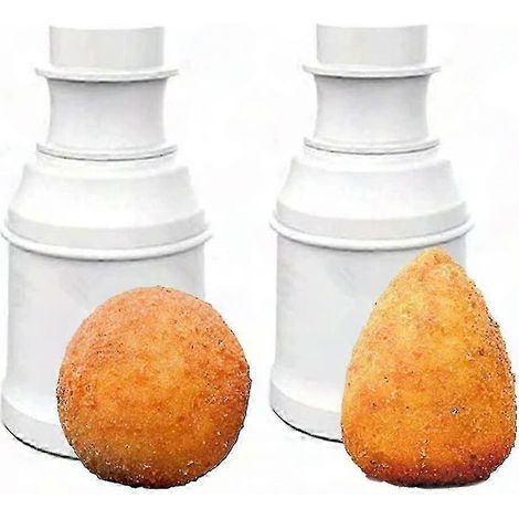 Moule à arancini, façonneur de boules de riz DIY, ustensile polyvalent à secouer pour boulettes, préparation maison de boules farcies à la viande (1/5)