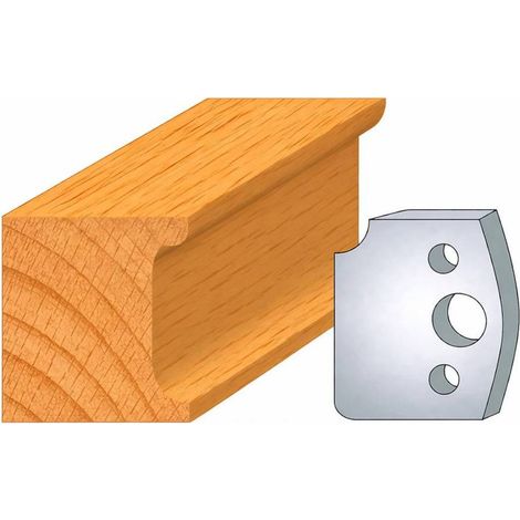 Jeu de 2 Fers Profilés Acier HT 40 x 4 mm - N°174 Fer R 8 mm - Outil de menuiserie - Diamwood
