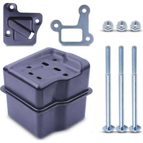 Kit di scarico per motosega STIHL serie 029 039 MS310 MS290 MS390, tubo di scarico + guarnizione + viti e dadi + staffa silenziatore, accessori e ricambi. (1/4)
