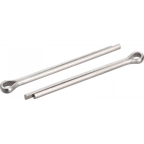 15pcs Goupille Fendue Clavettes Acier Inox Pince Fixation Raccord pour Automobile, Mécanique 3mm x 40mm (1/5)