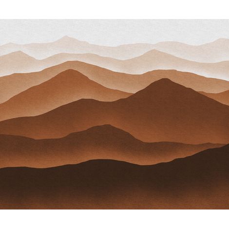 Papier peint panoramique modern Montagnes Macchiato (1/5)